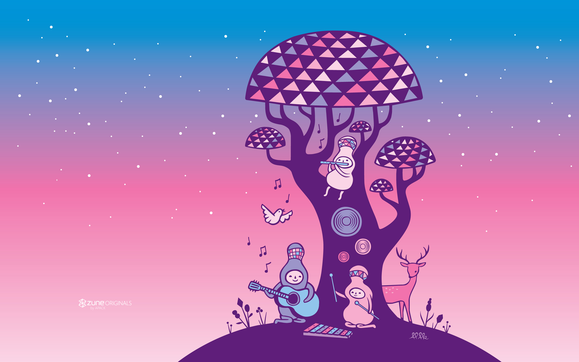 Zune Update - ARTWORK - ZUNE-DESKTOP-WALLPAPER